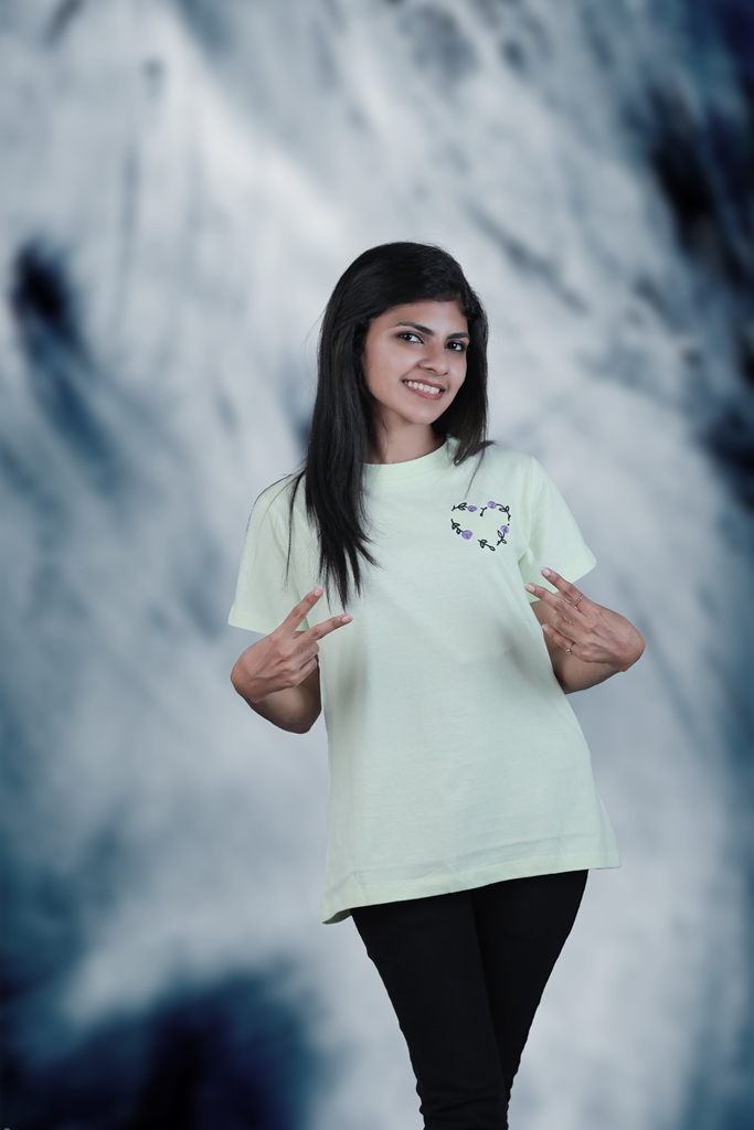 T-shirt with embroidery