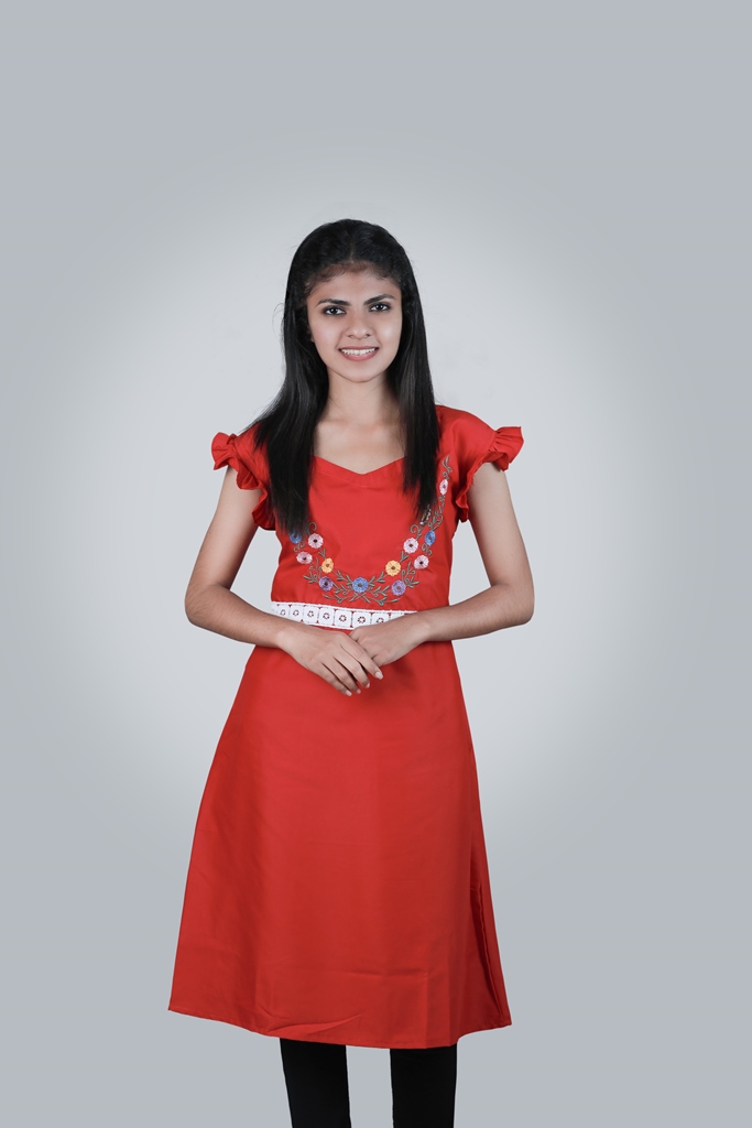 Dress with Embroidery - Image 5