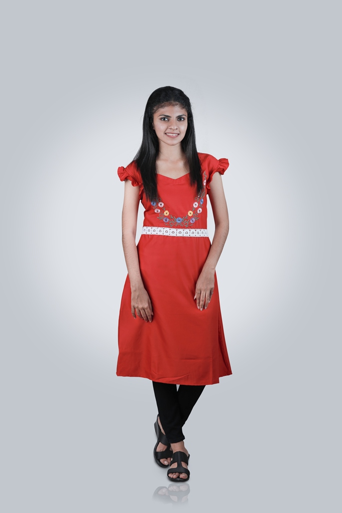 Dress with Embroidery - Image 3