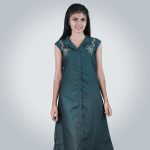 Plain Top with Embroidery