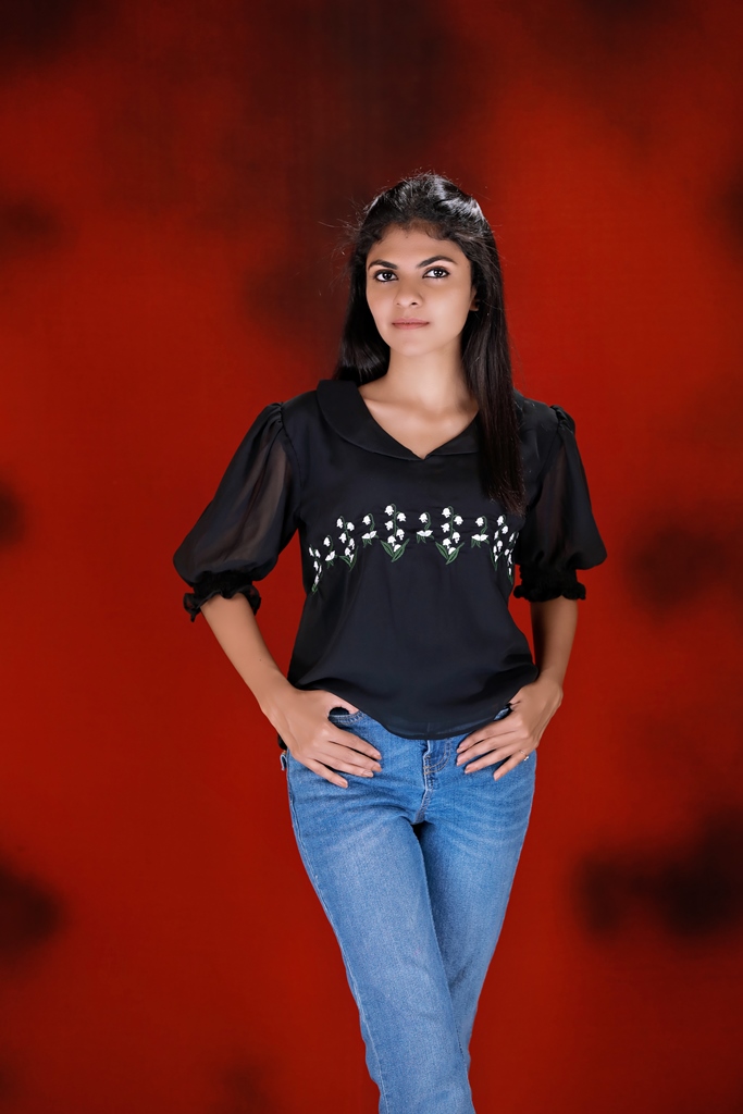 Top with Embroidery - Image 5