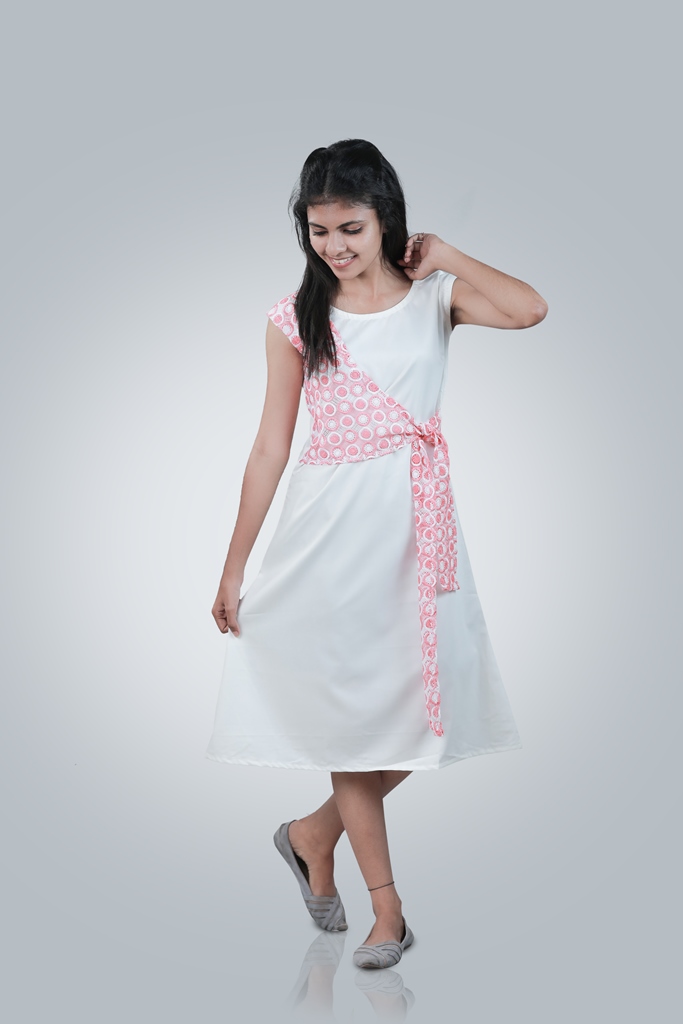 Dress with side knot - Image 4