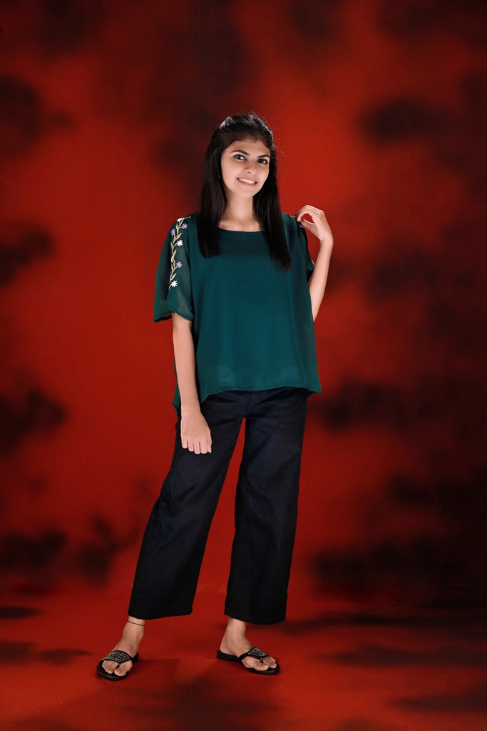 Top with Embroidery - Image 3